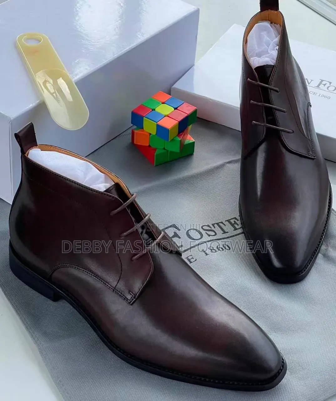 John Foster High-Grade Leather Chelsea Boots