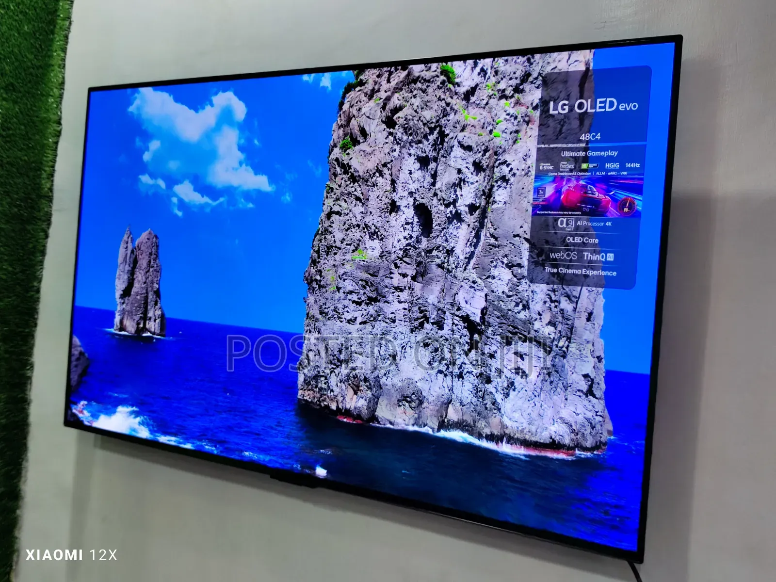 New 48" Inches LG Oled C4 Thinq Ai A9 Gen7 144Hz Gaming Smart TV 2024