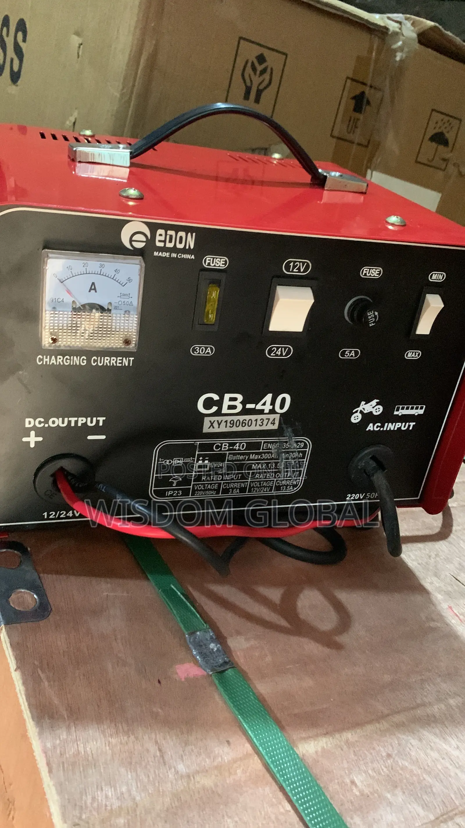 Original 40ah Battery Charger 12to24v Is Available