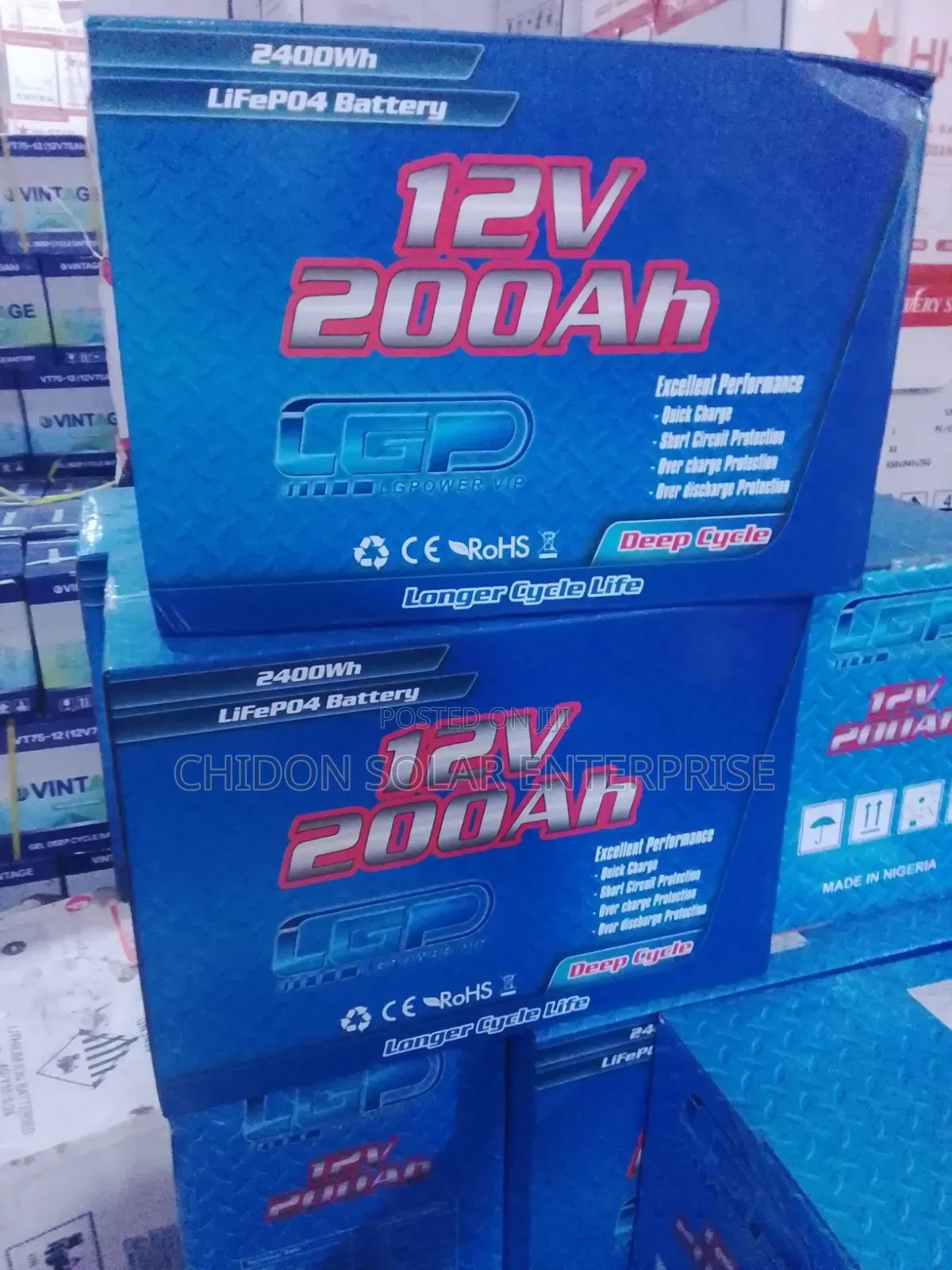 200Ah 12V LiFePO4 Lithium-Ion Battery