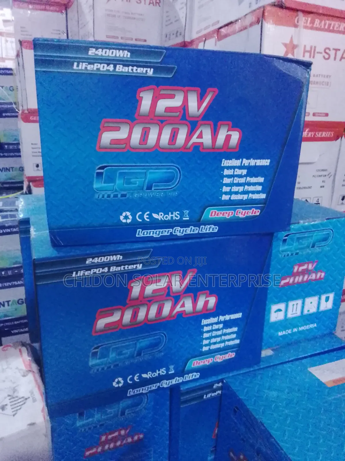 200Ah 12V LiFePO4 Lithium-Ion Battery