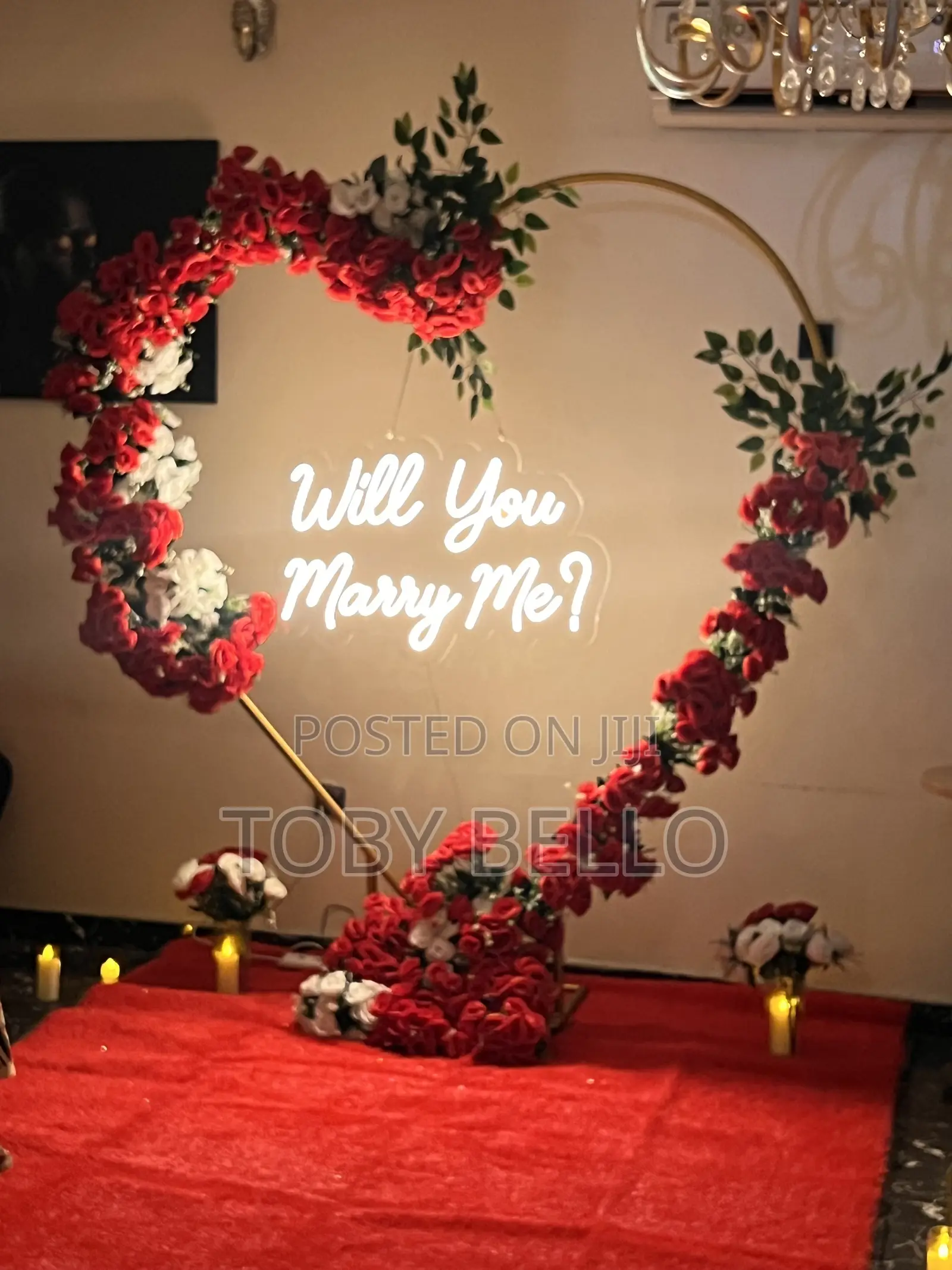 Neon Lights for Proposal, Birthday Bridal Shower Available for Rent