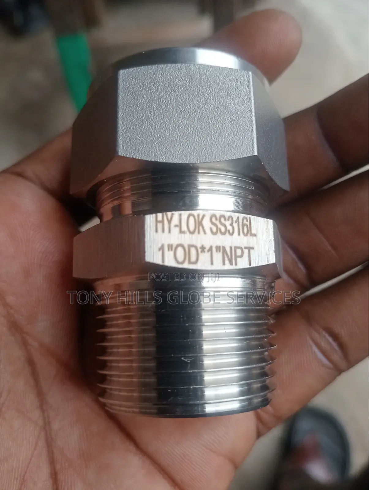 1" HY-LOK NPT Straight Connector
