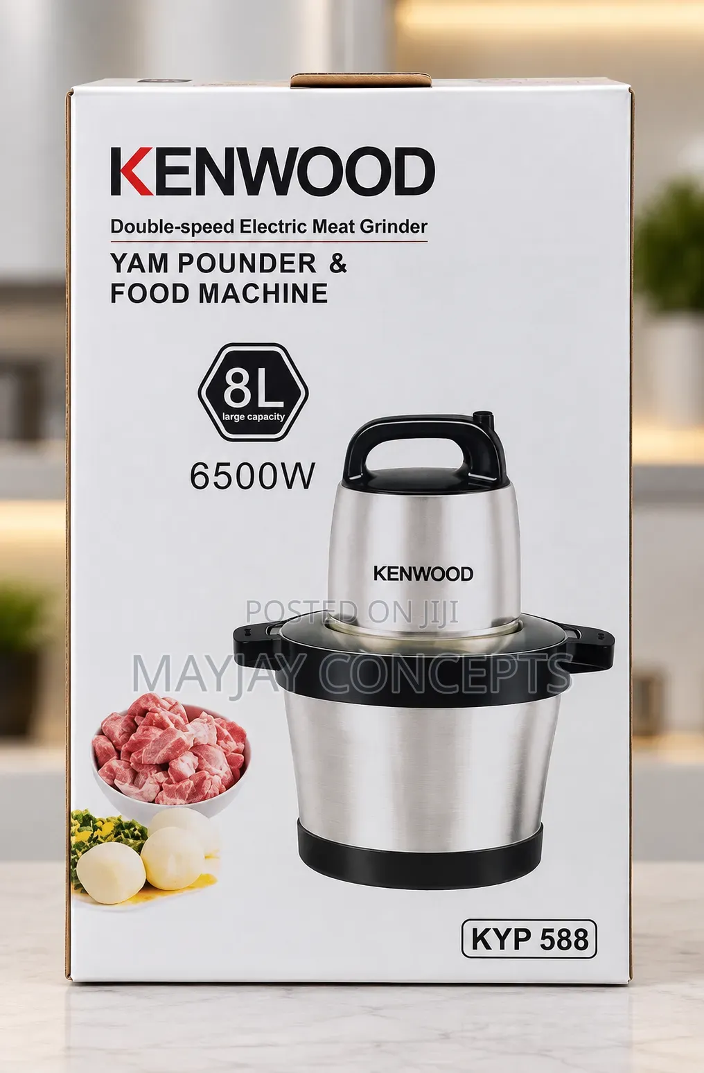 KENWOOD 8L Double Speed Yam Pounder and Food Machine–KYP588