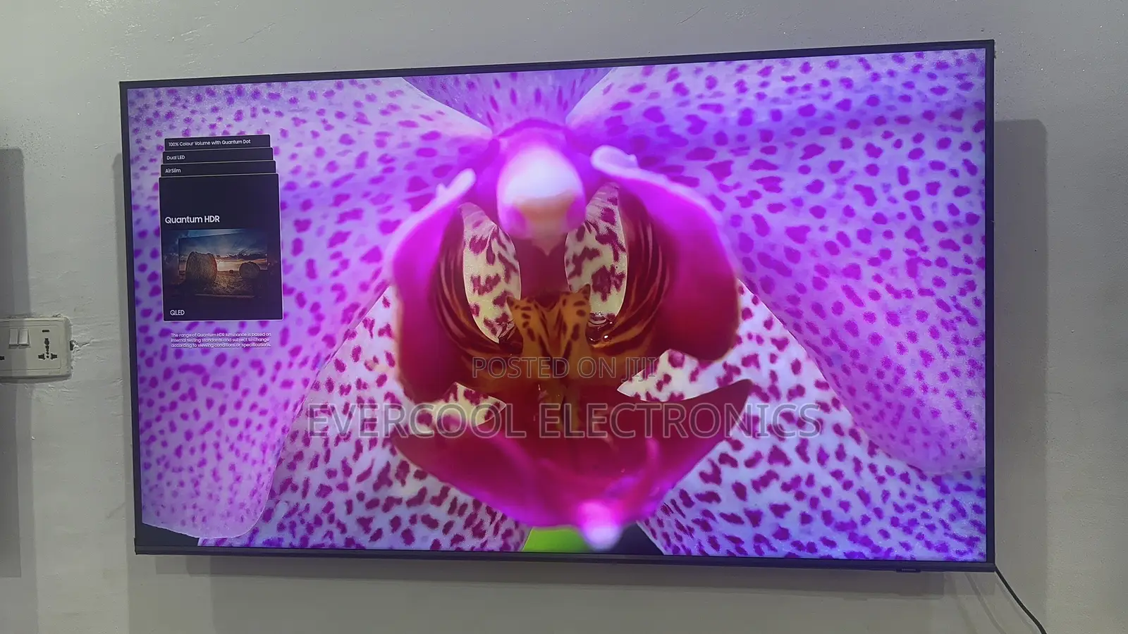 Premium 50” Samsung AirSlim QLED Q60B Smart TV