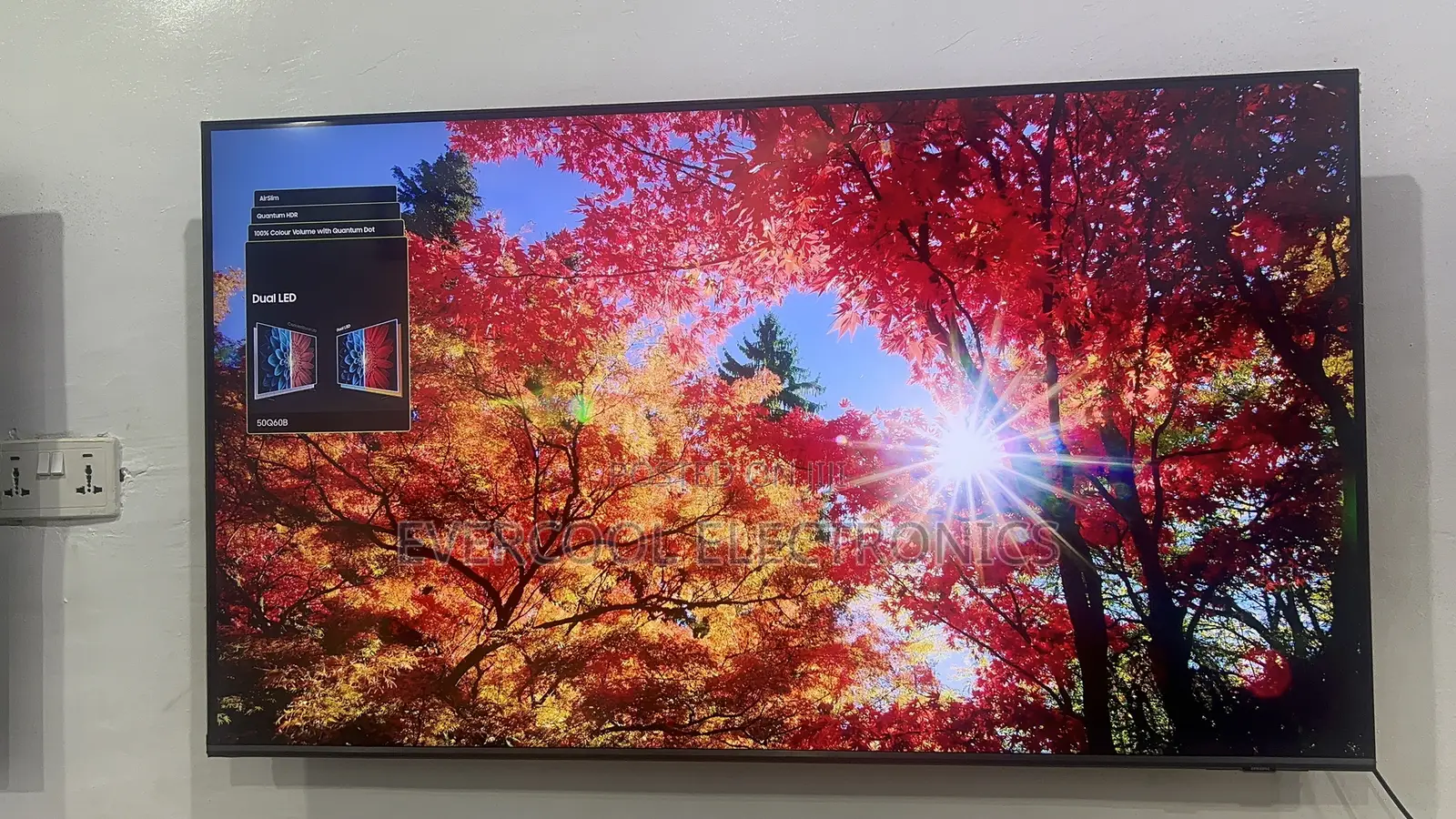 Premium 50” Samsung AirSlim QLED Q60B Smart TV