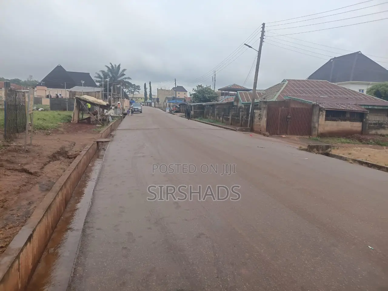 A Full Plot of Land on a Tied Road at OSRC Road, Orita Obele