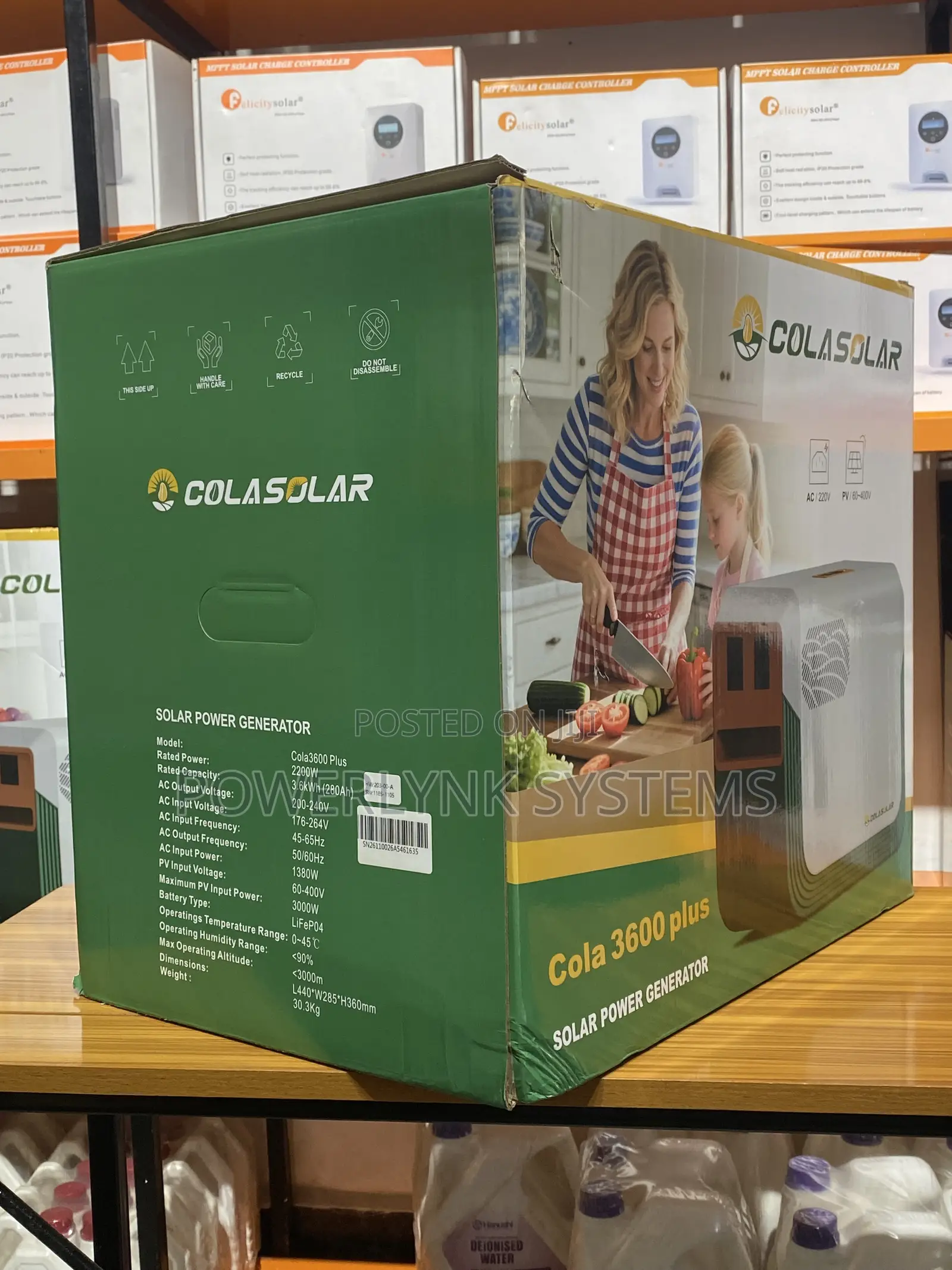 Cola Solar 3600 Plus Solar Generator