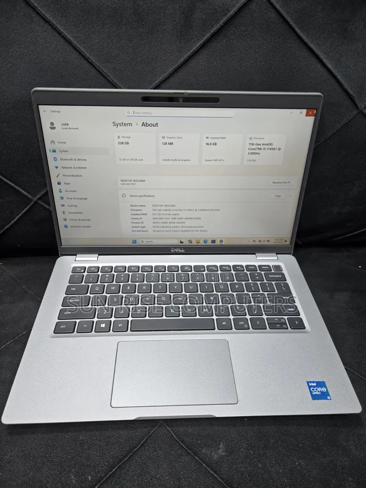 Laptop Dell Latitude 5420 16GB Intel Core i5 SSD 256GB