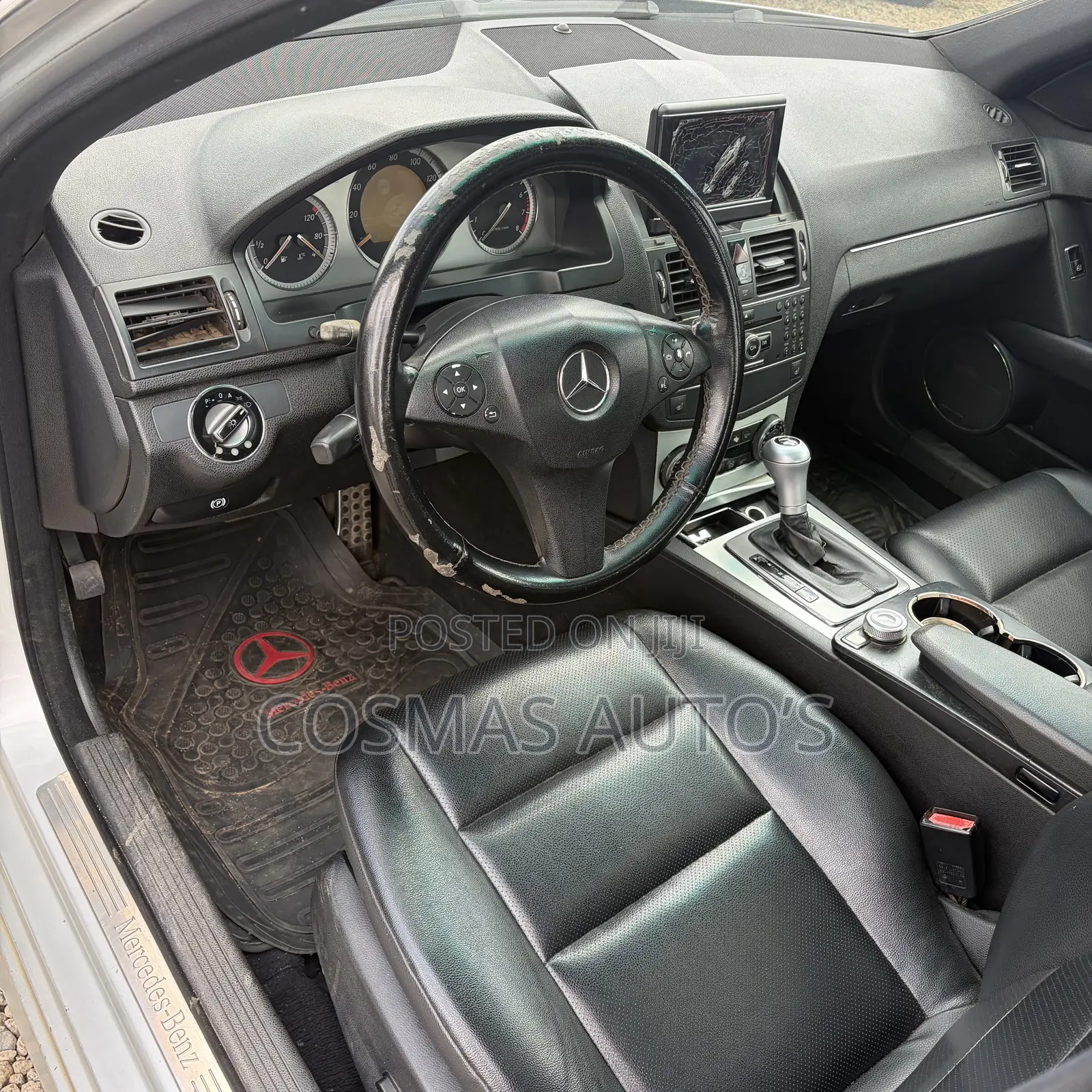 Mercedes-Benz C300 Luxury Sedan AWD (3.0L 6cyl 7A) 2008 Silver
