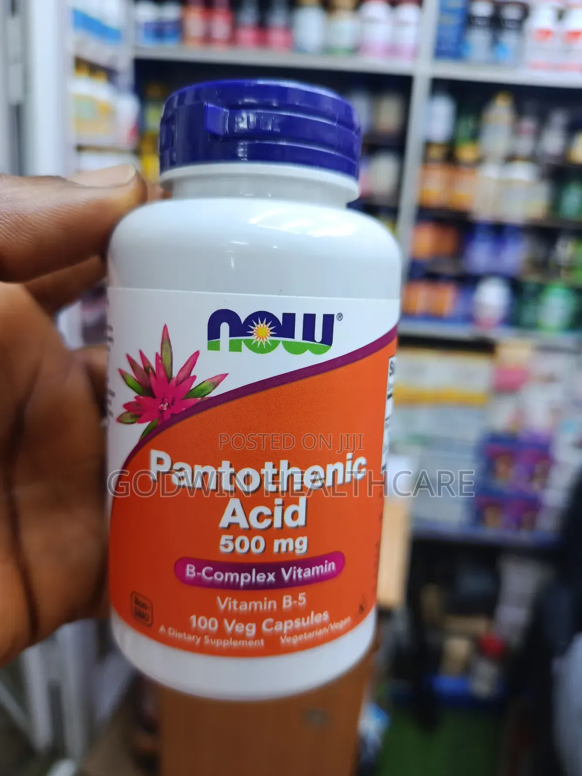Now Pantothenic Acid 500mg
