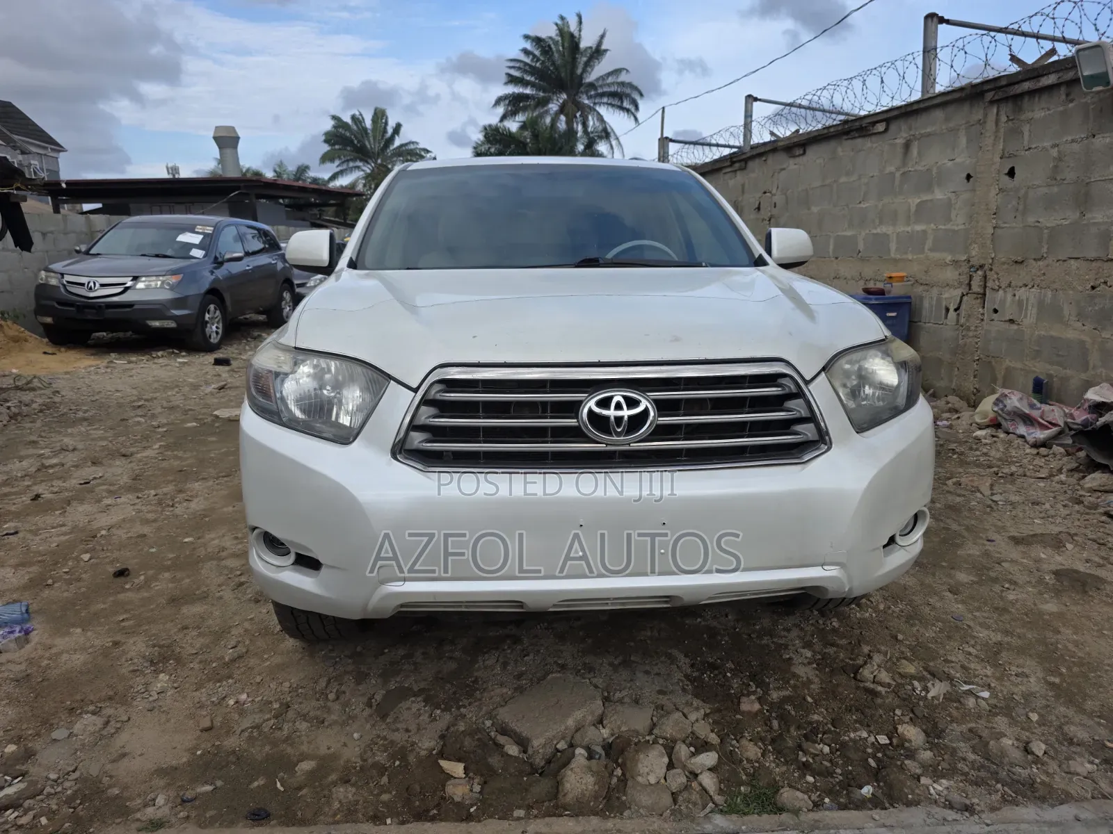 Toyota Highlander Sport 2008 White