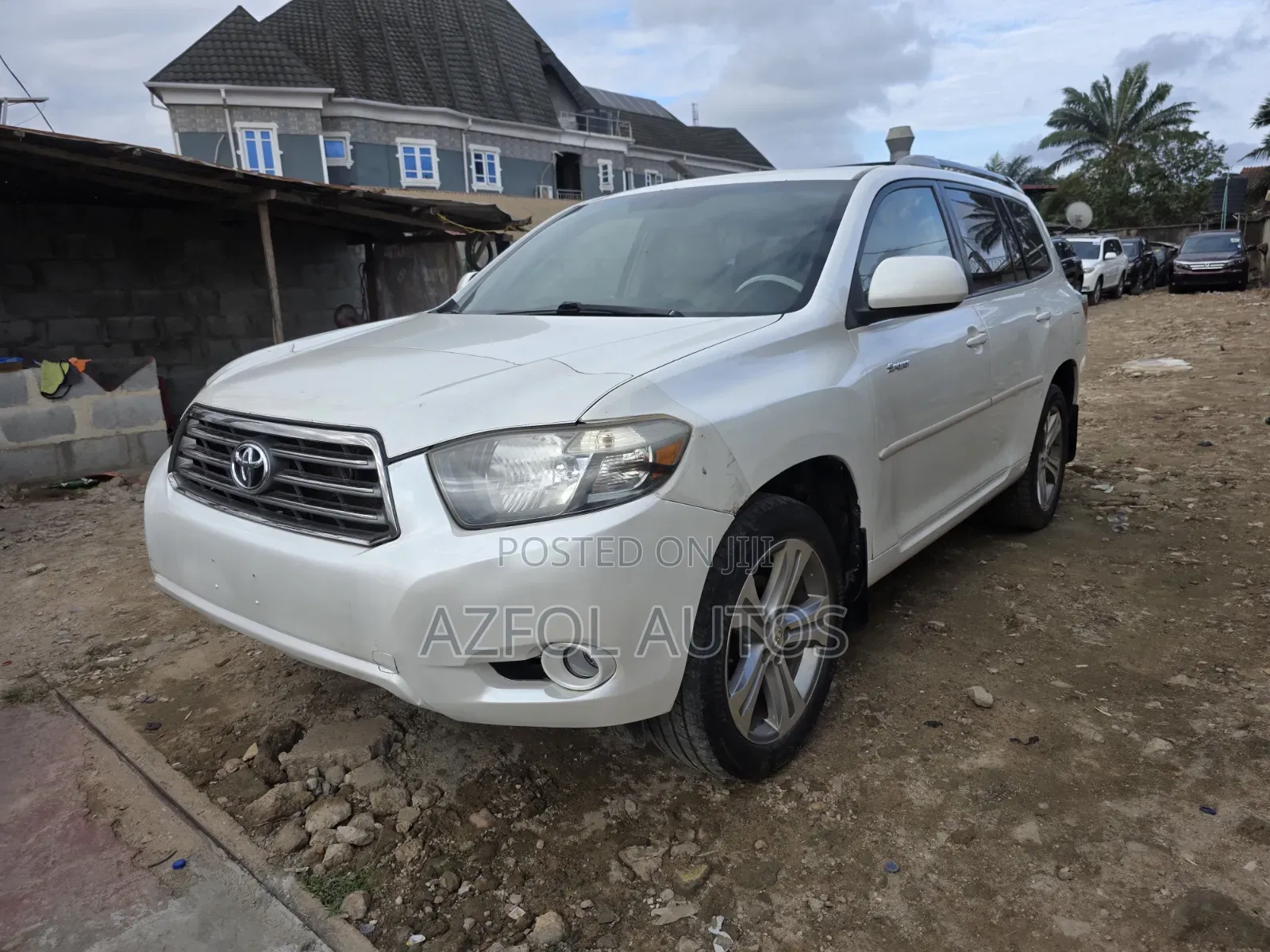 Toyota Highlander Sport 2008 White
