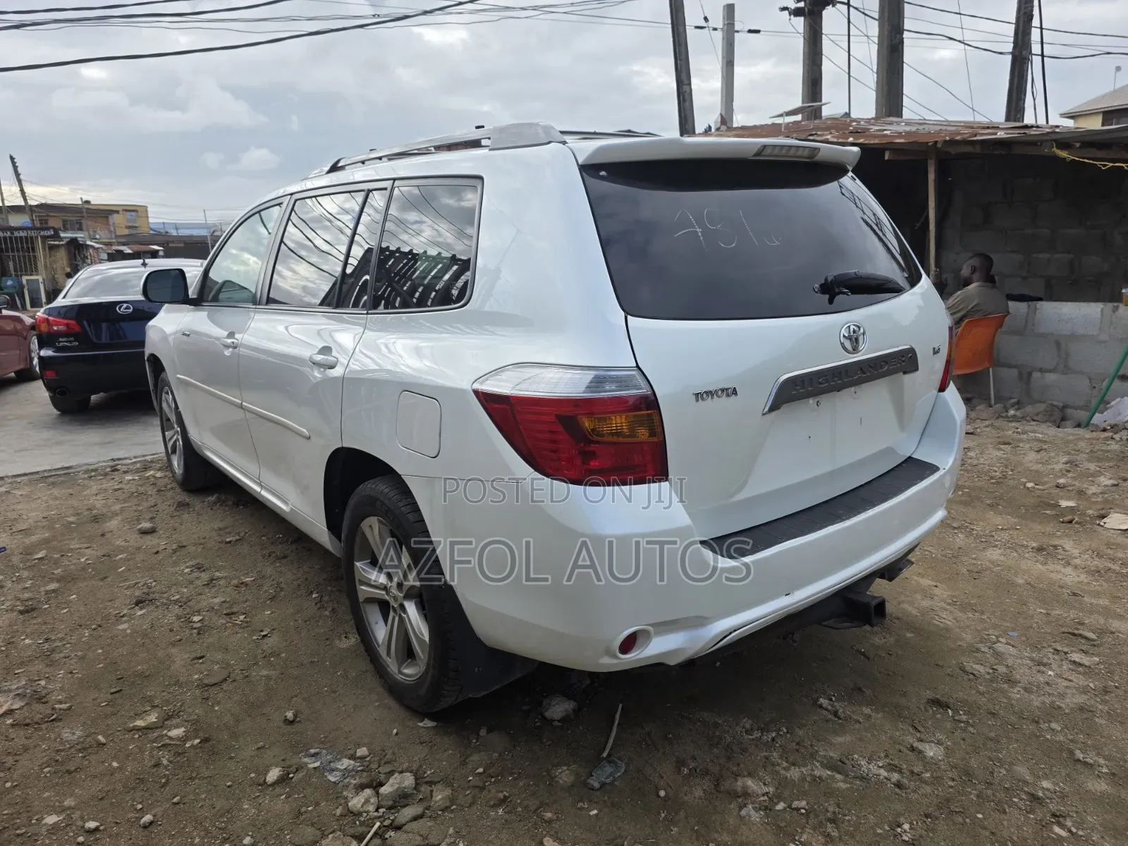 Toyota Highlander Sport 2008 White