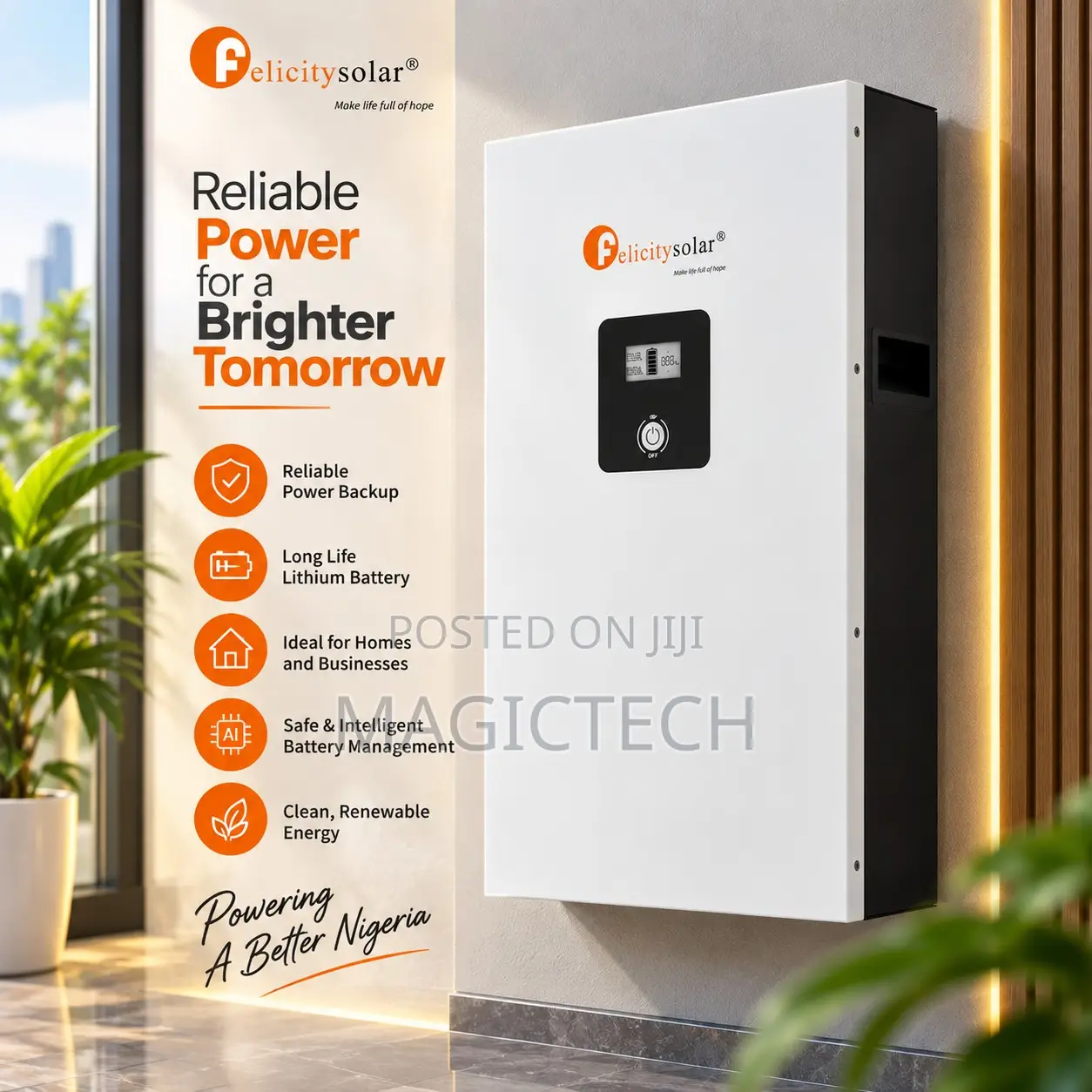 Felicity 5kwh/48v Lithium Battery [Lpbf48100-A]