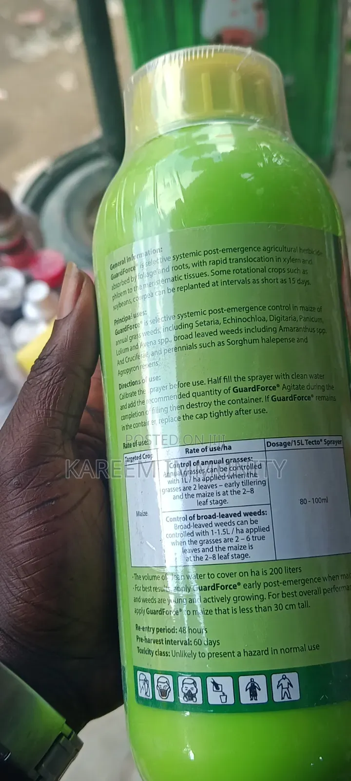 Guard Force Insecticide for for Rice Maze and Weed