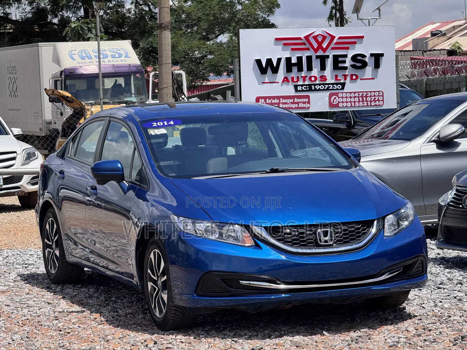 Honda Civic EX-L 4dr Sedan (1.8L 4cyl CVT) 2014 Blue