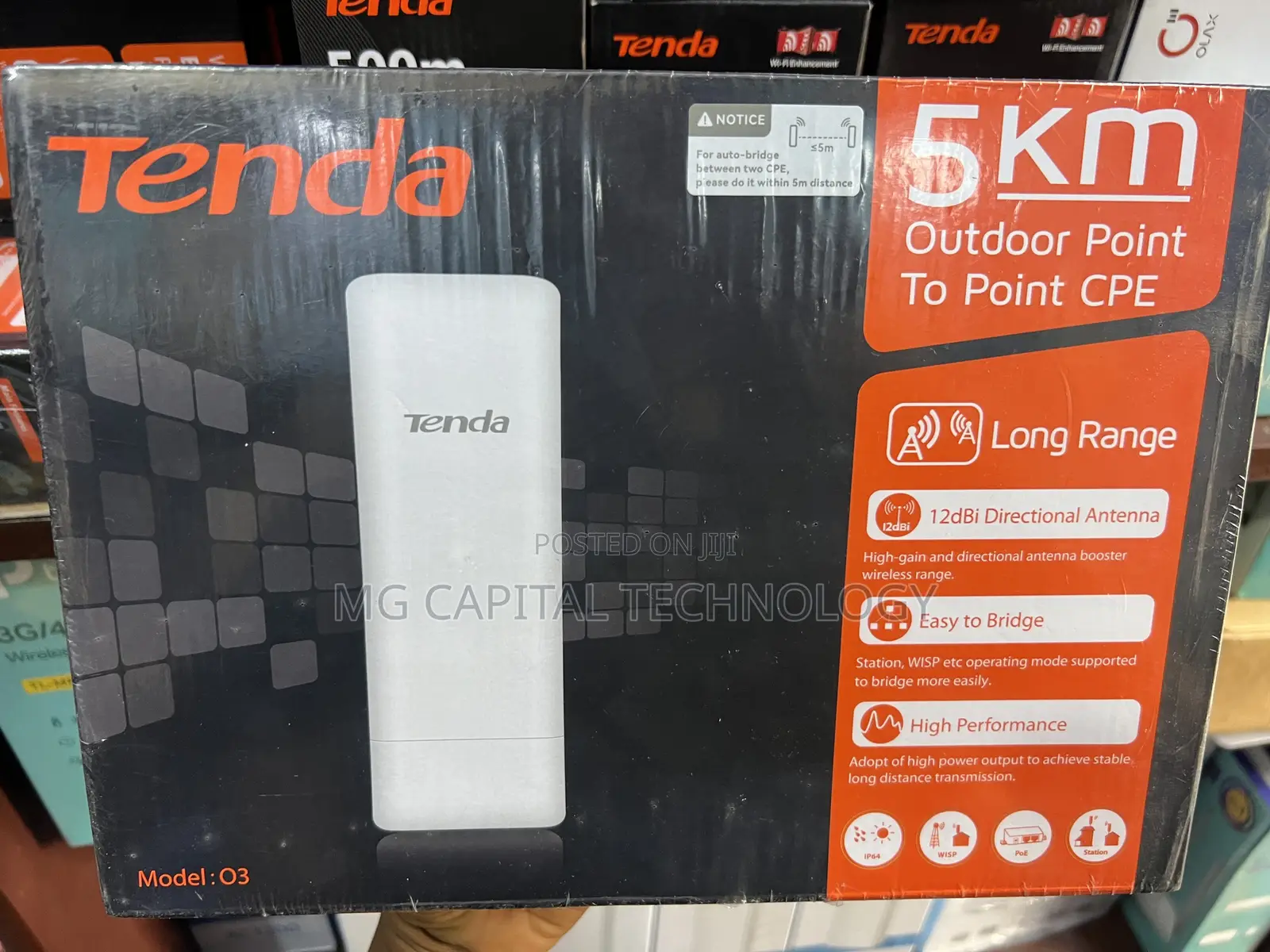 Tenda O3 5km Outdoor Point to Point CPE