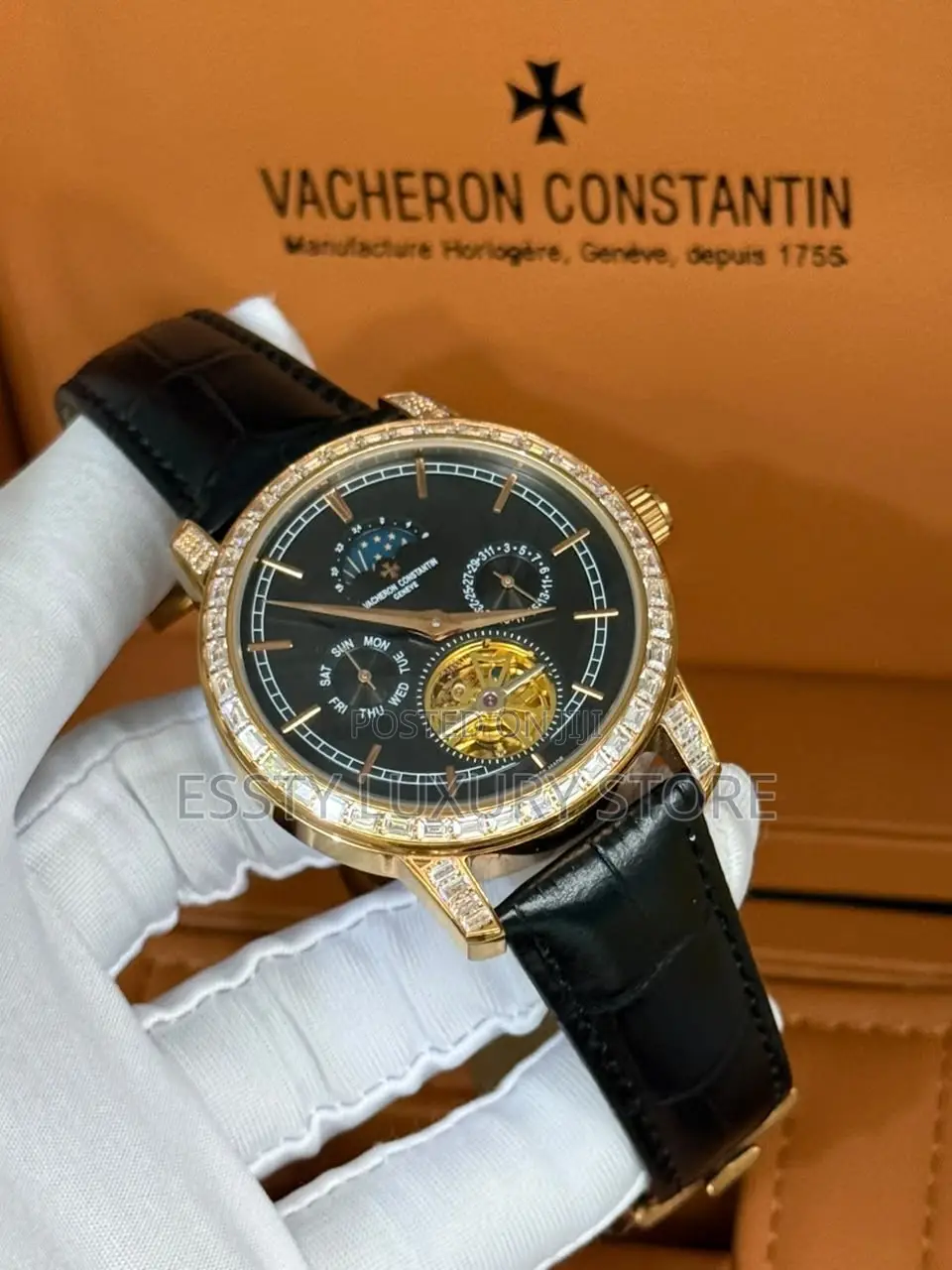 Quality Luxury Vacheron Constantin Traditionnelle Tourbillon Perpetual