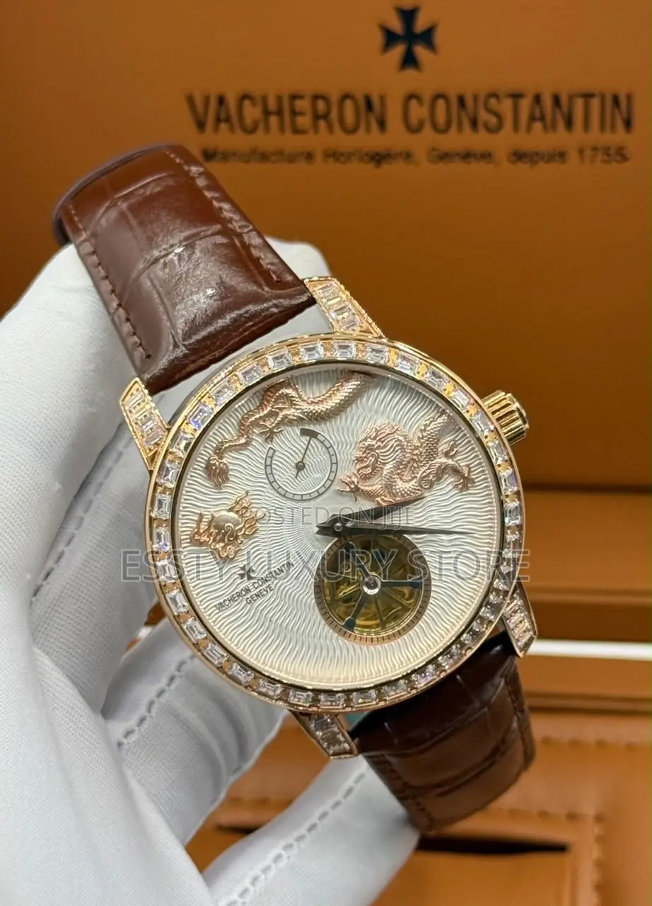 Automatic Quality Luxury Vacheron Constantin Dragon Tourbillon Watch