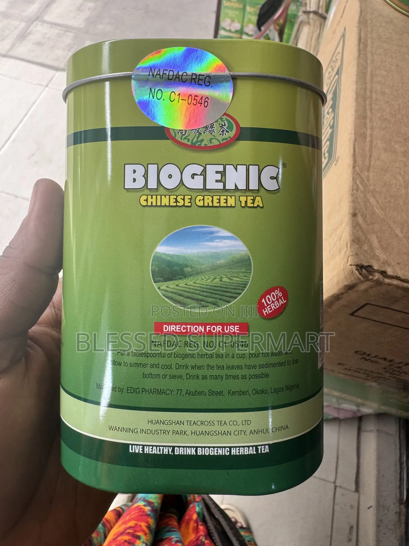 Biogenic Healthy Chinese Green Tea- (Total Cleanser)