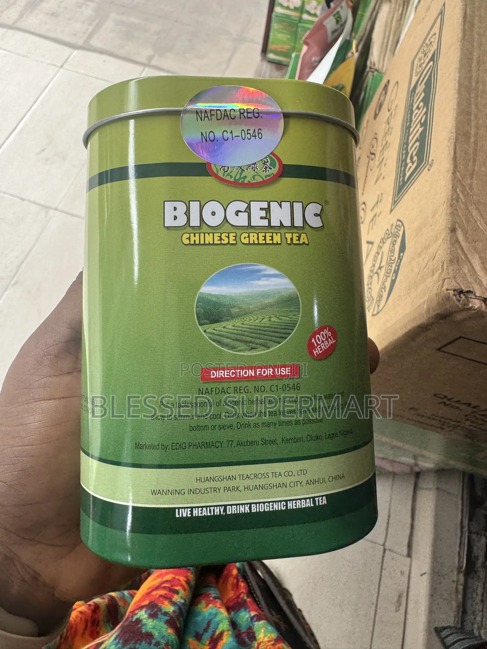 Biogenic Healthy Chinese Green Tea- (Total Cleanser)