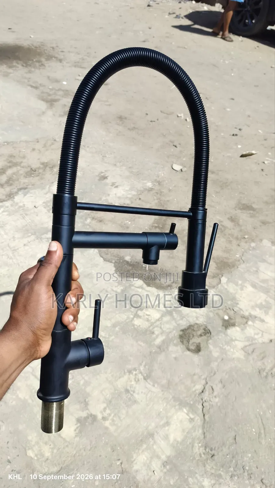  Premium Black Pull-Out Kitchen Sink Mixer (Big Brother) Tap