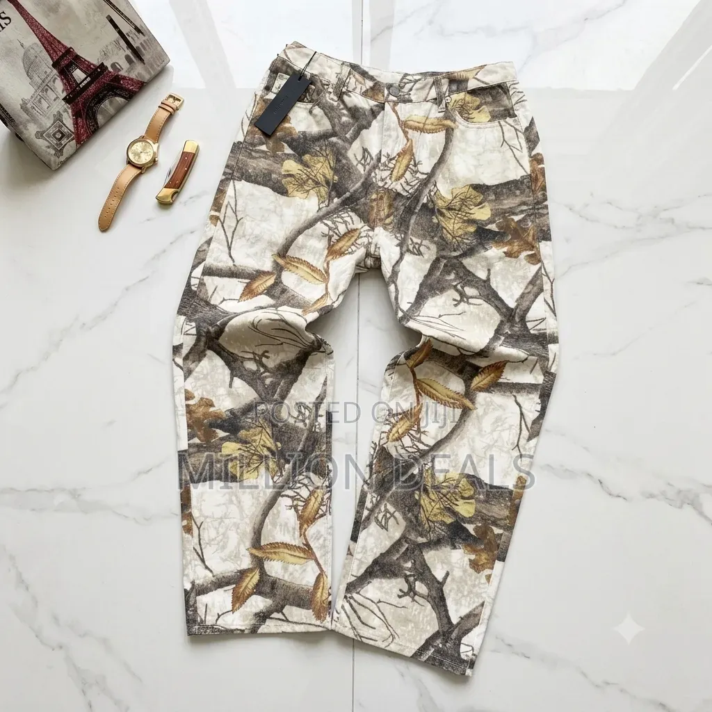 Trendy Straight Cut Men's Luxury Jeans 34