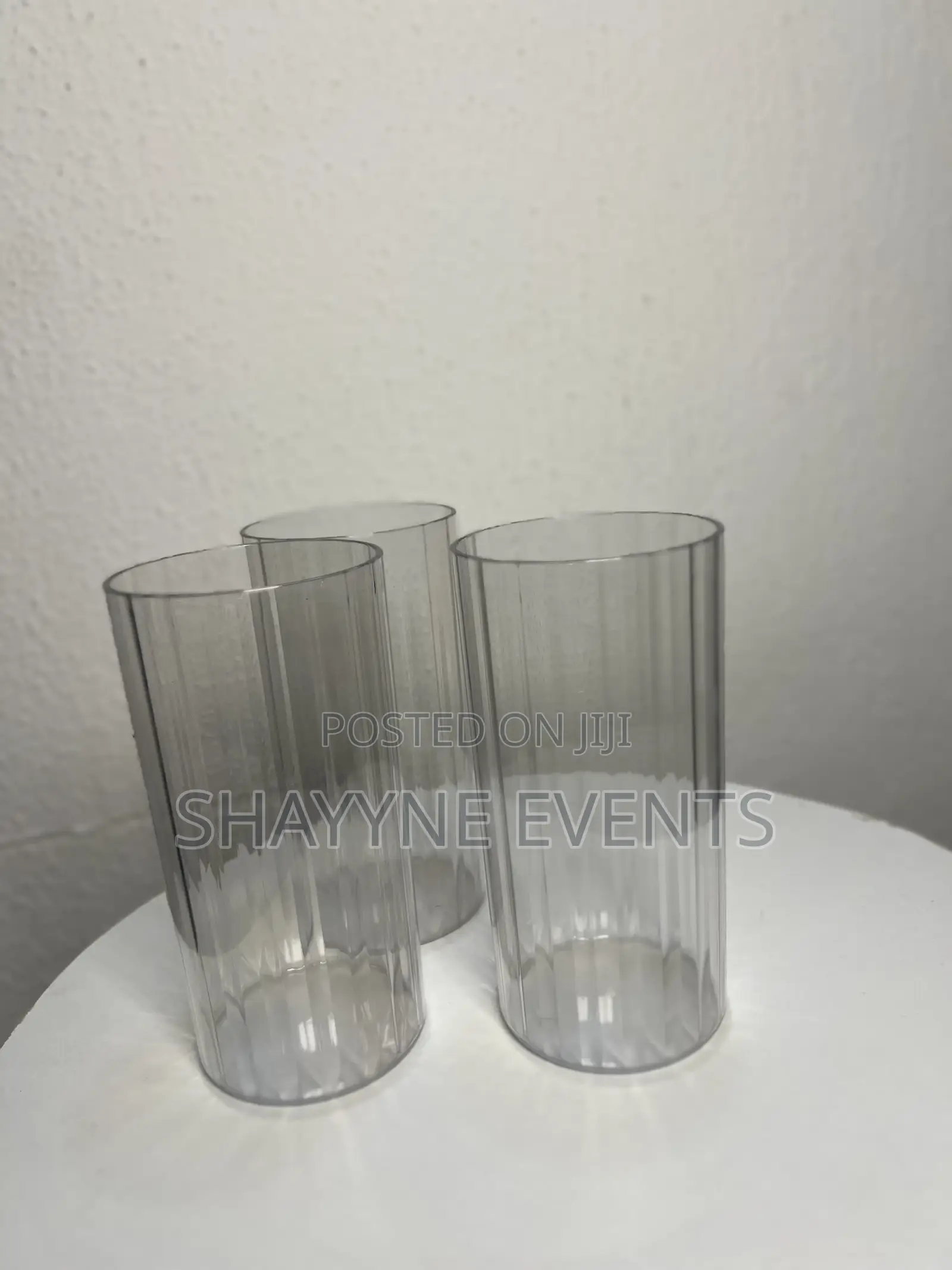 Transparent Acrylic Flower Vase for Rent