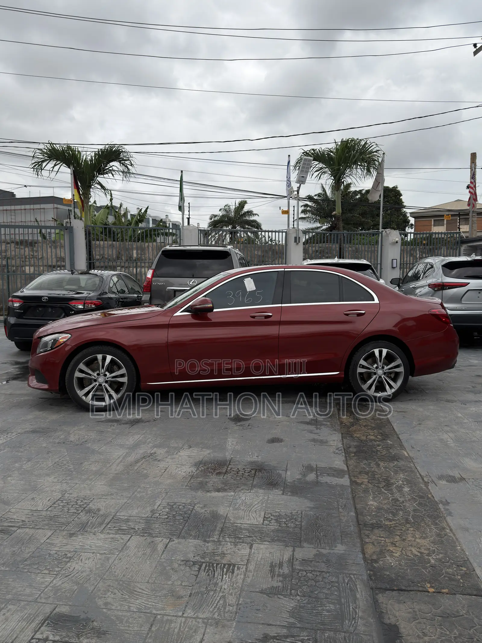 Mercedes-Benz C300 2017 Burgundy
