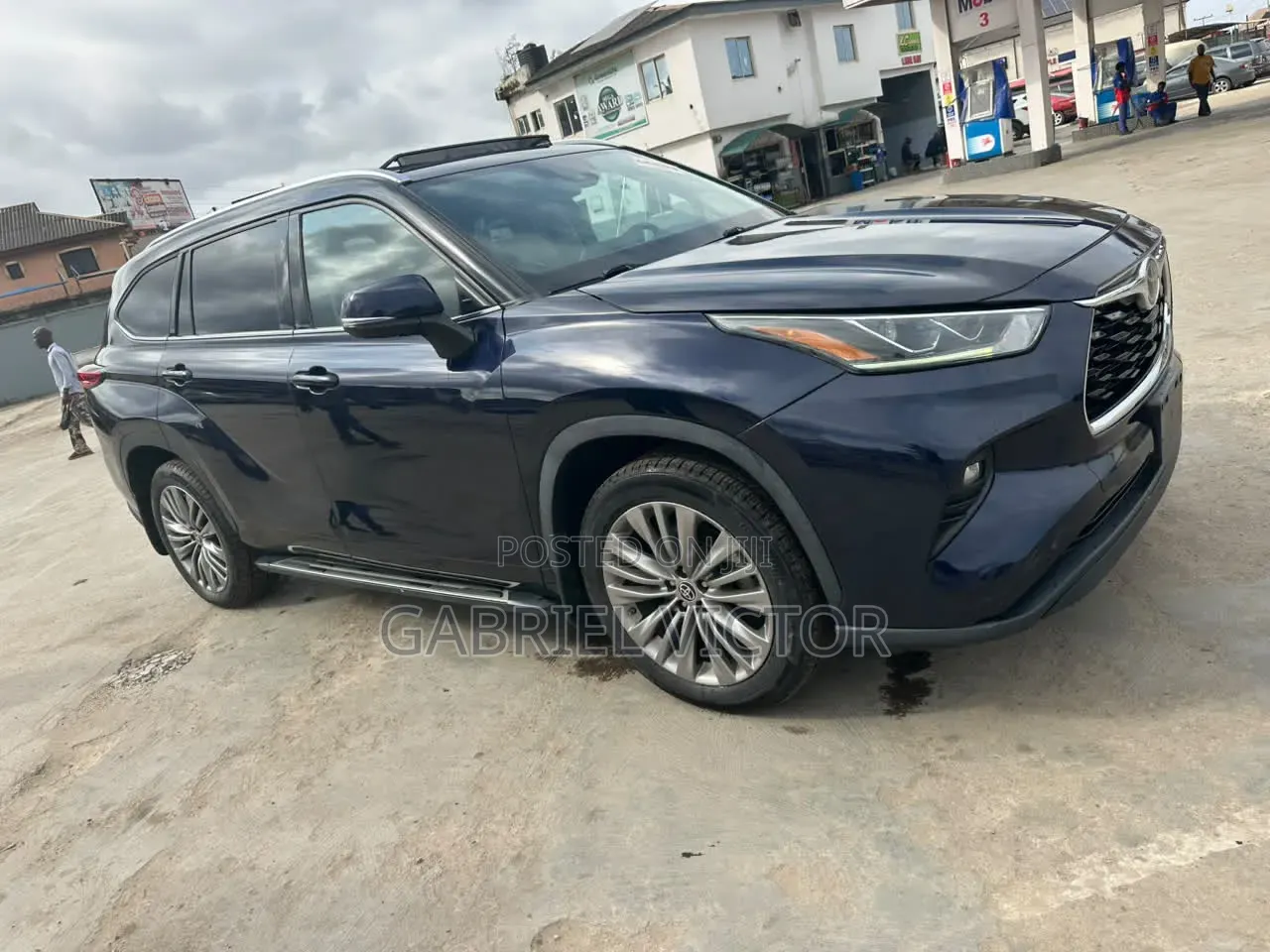 Toyota Highlander Platinum 2021 Blue