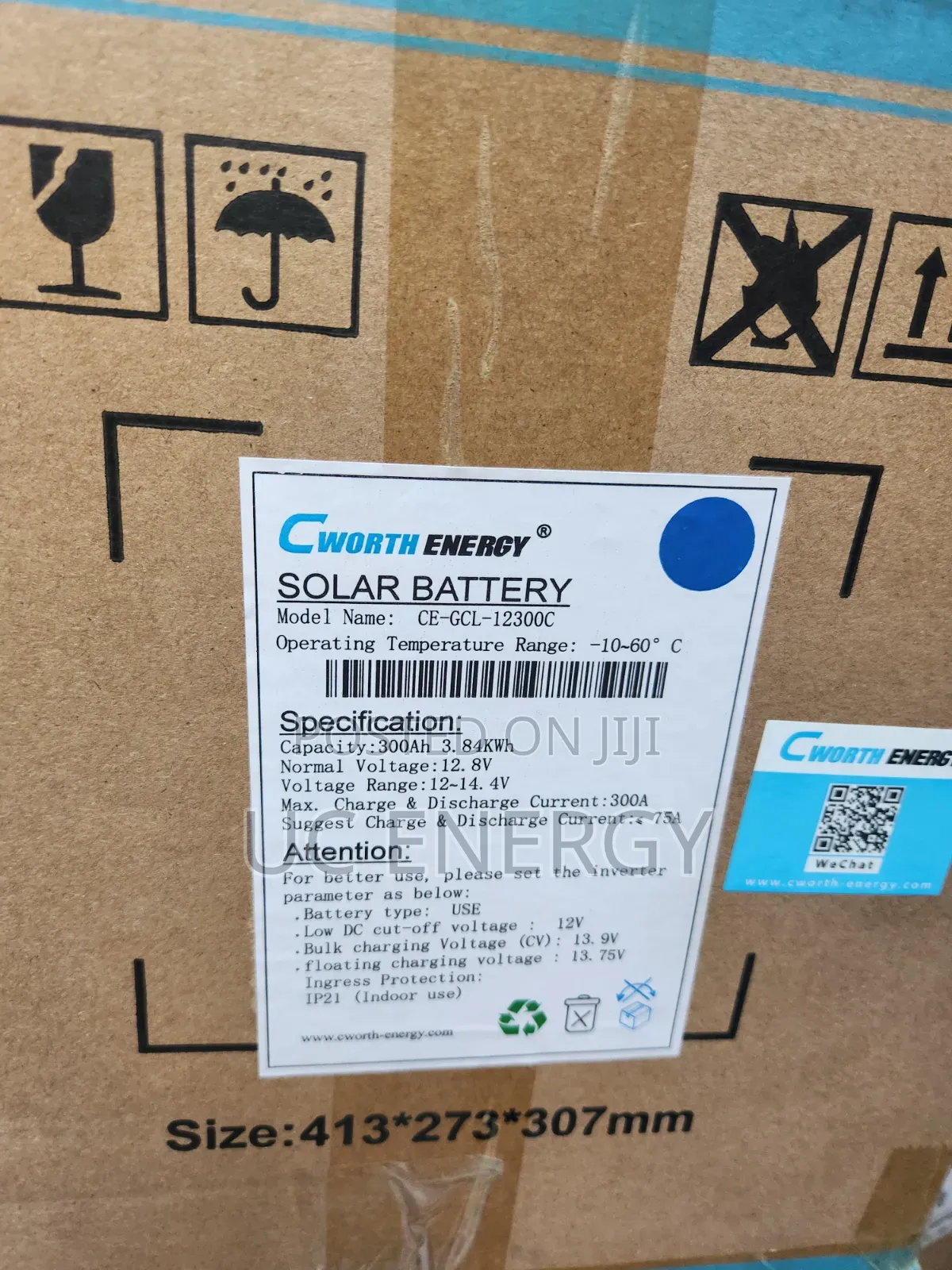 3.5kwh Cworth Lithium Iron Battery 12v