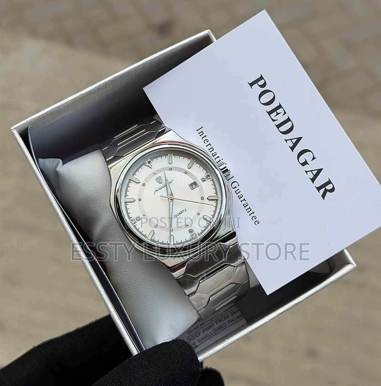 High Quality Luxury Poedagar Chain Wristwatch