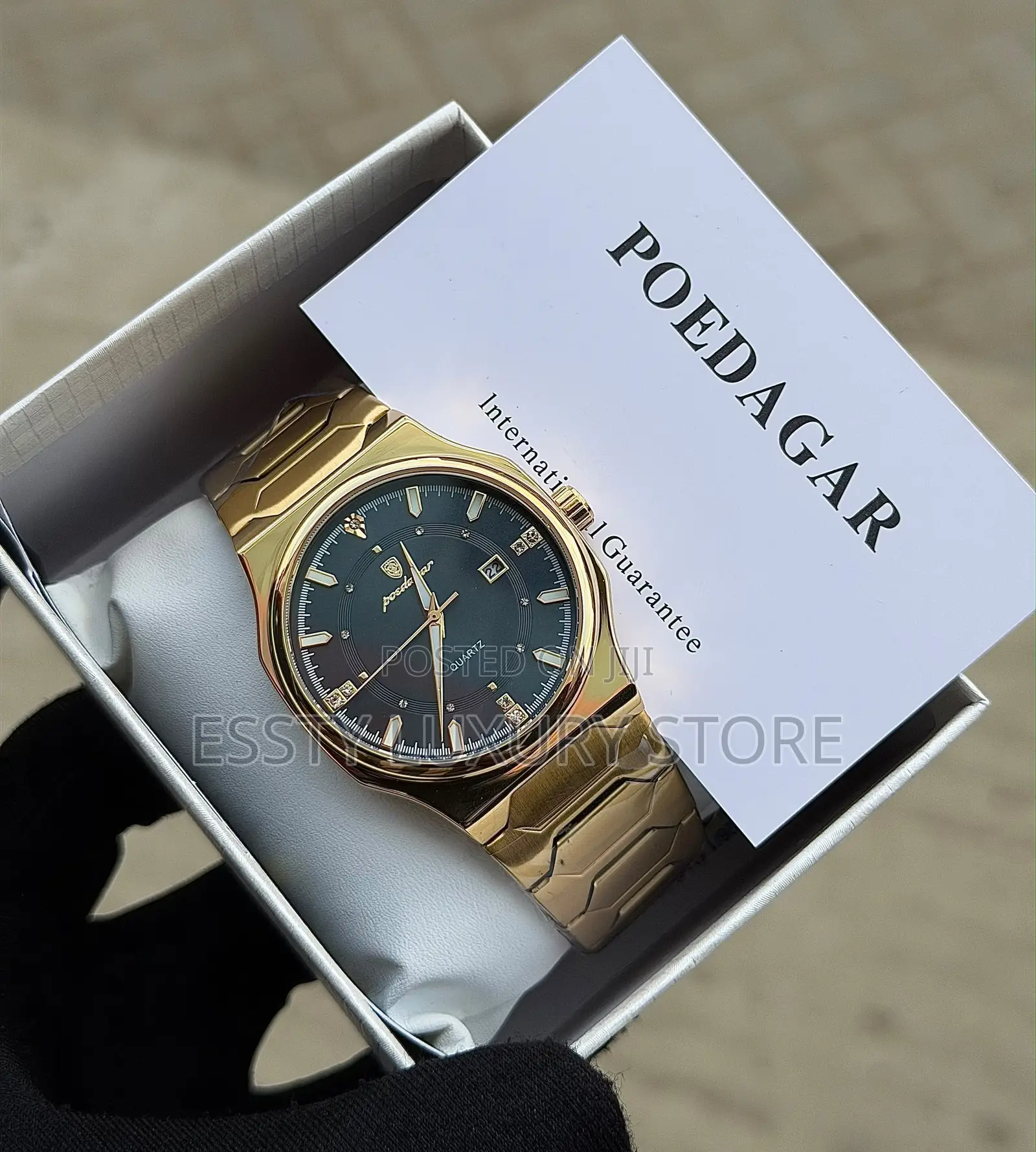 High Quality Luxury Poedagar Chain Wristwatch