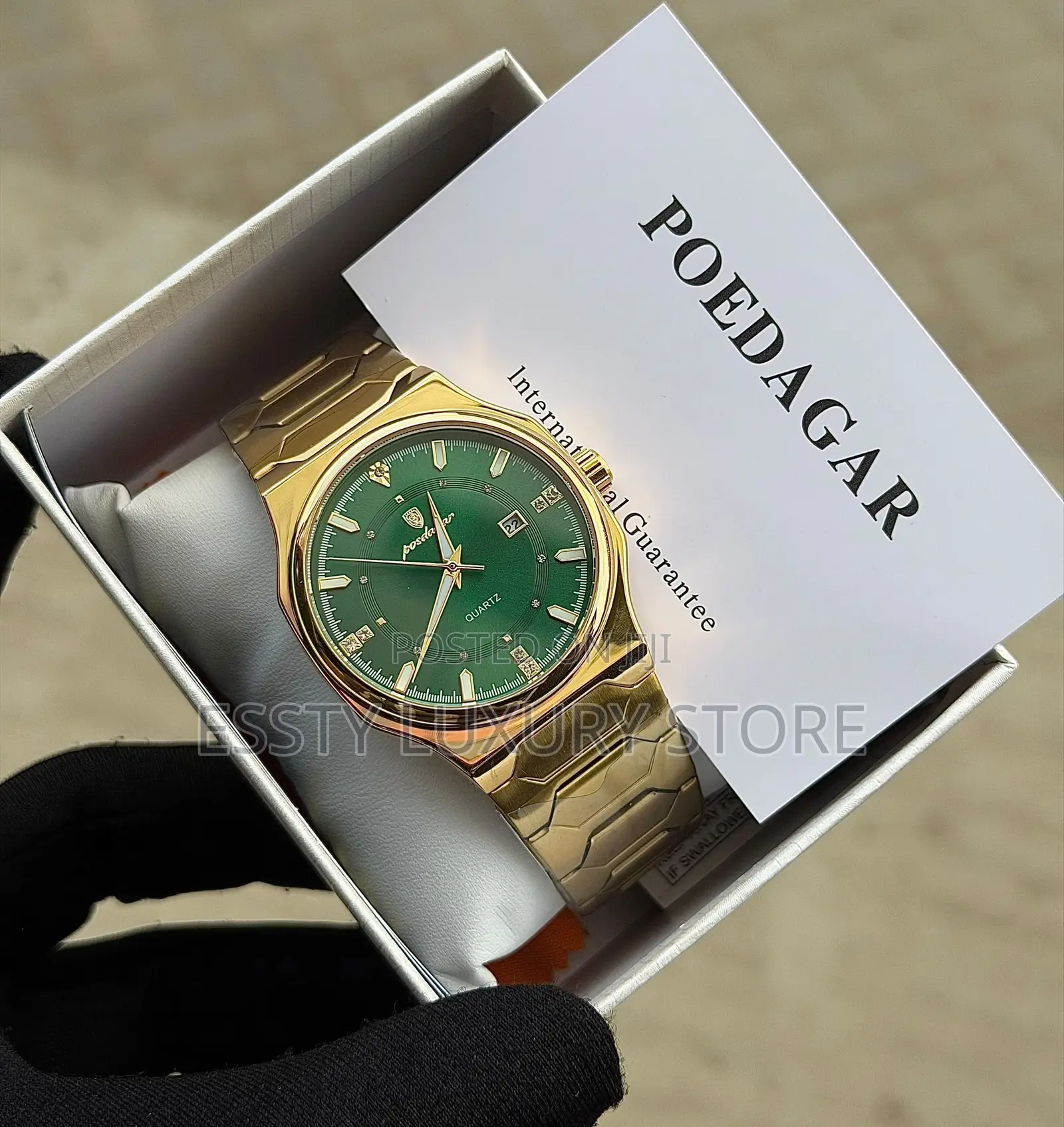 High Quality Luxury Poedagar Chain Wristwatch