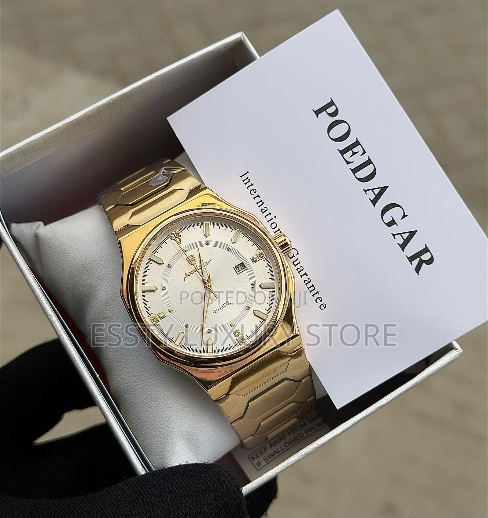 High Quality Luxury Poedagar Chain Wristwatch