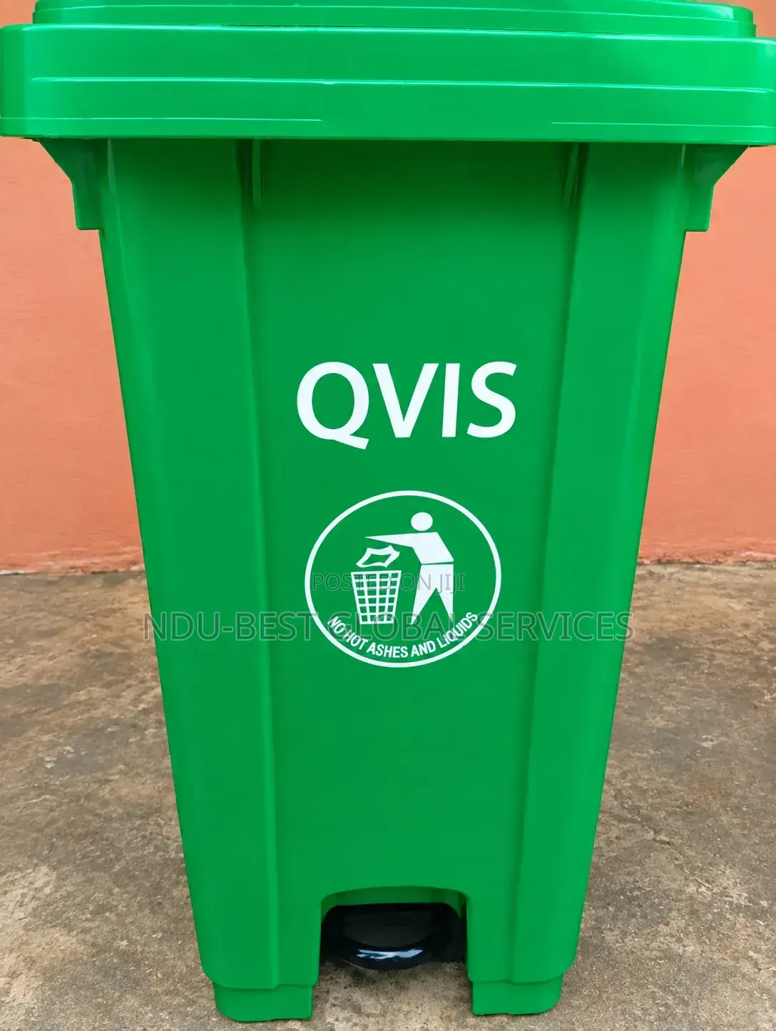 Heavy-Duty Plastic Pedal Waste Bin(120 Litres)