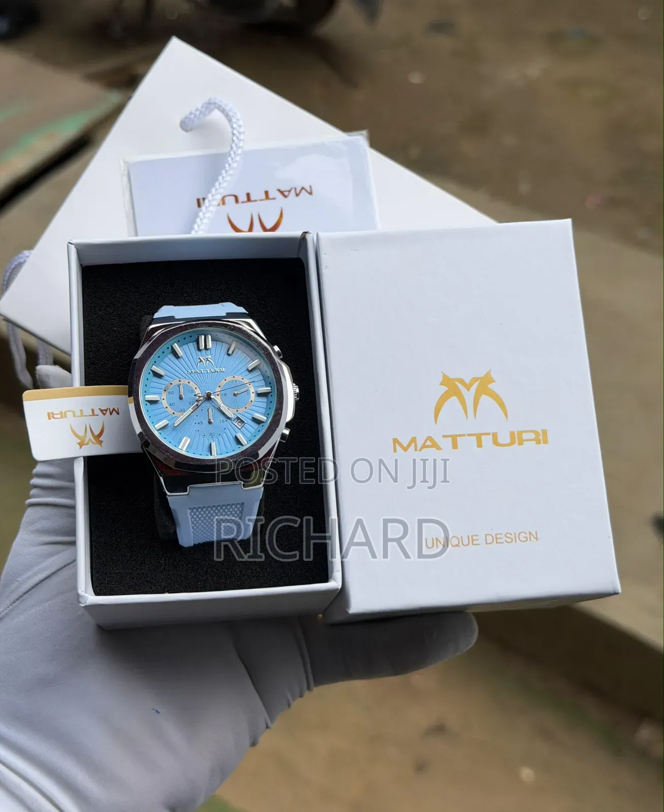 Luxury Matturi Active Chronograph Rubber