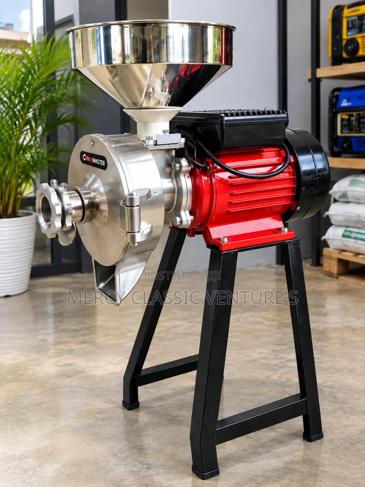 Electric 3HP Heavy-Duty Grain Grinder / Mill
