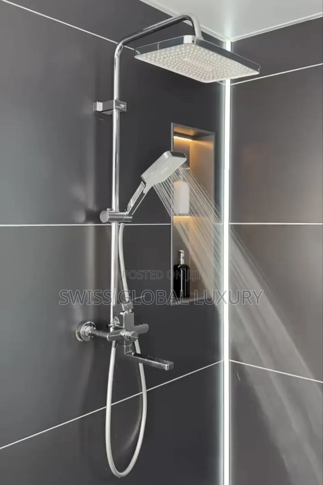 Grohe Chrome Shower Mixer Set. Made in Germany