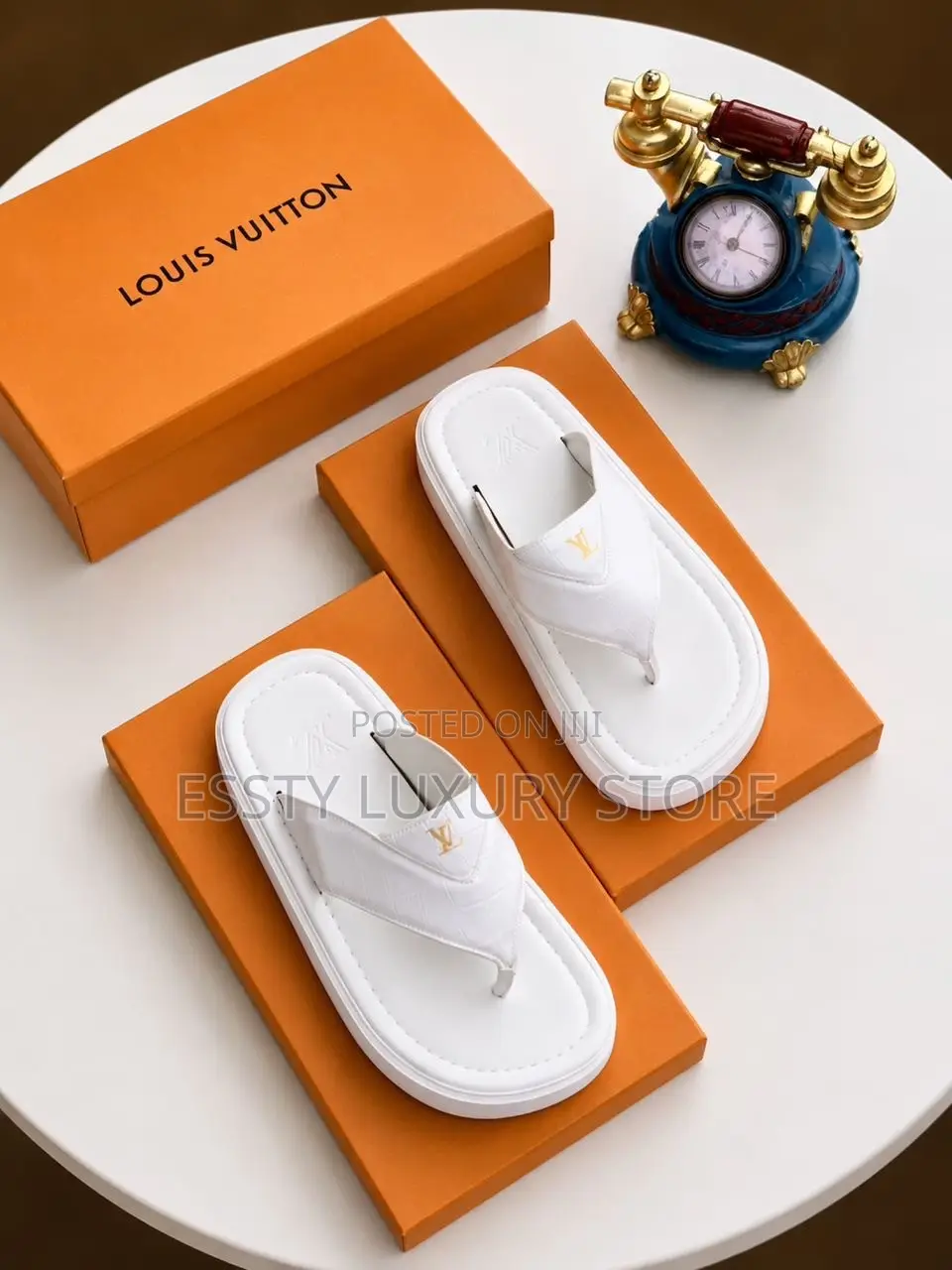High-Quality Louis Vuitton Luxury Leather Toe-Post