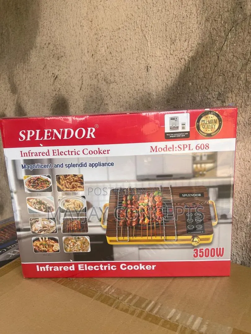 SPLENDOR Multi-Function Infrared Electric Cooker With Grill Function