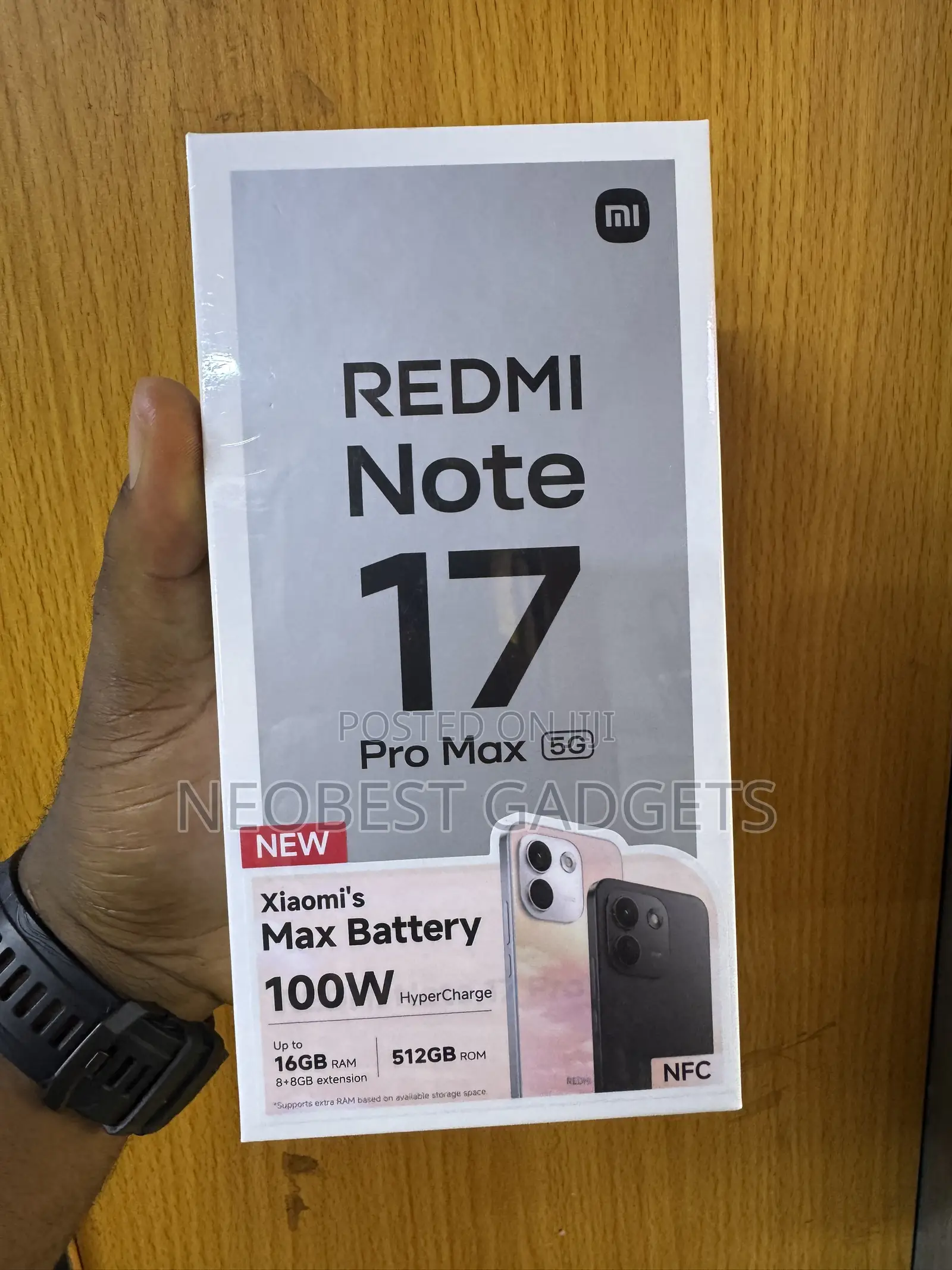 New Xiaomi Redmi Note 17 Pro Max 256 GB Black