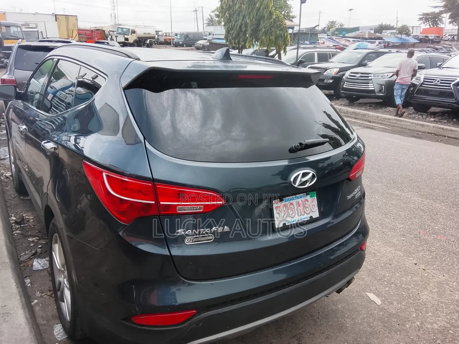 Hyundai Santa Fe 2015 Blue