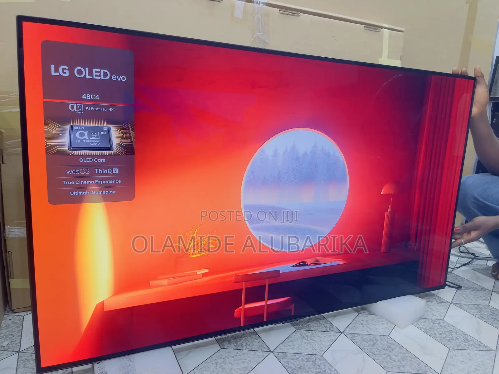 LG Oled 48” C4 Premium Picture Slim Design Excellent for Move,gaming