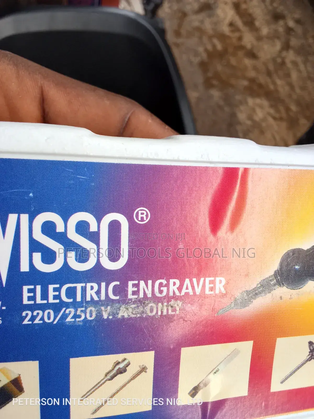 ORIGINAL SWISSO Electric Engraver/Marking Pen 220/250v
