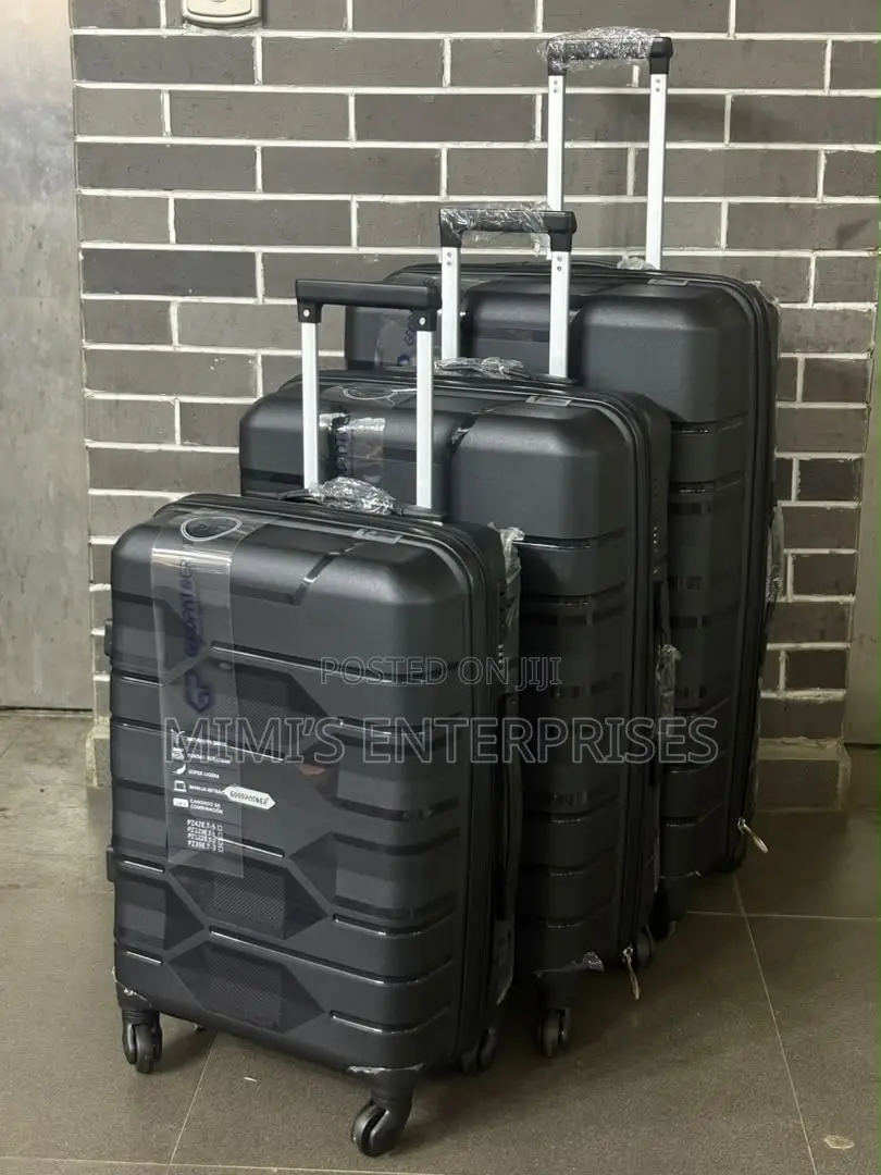 Solid Unbreakable Rubber Luggage Set of 3