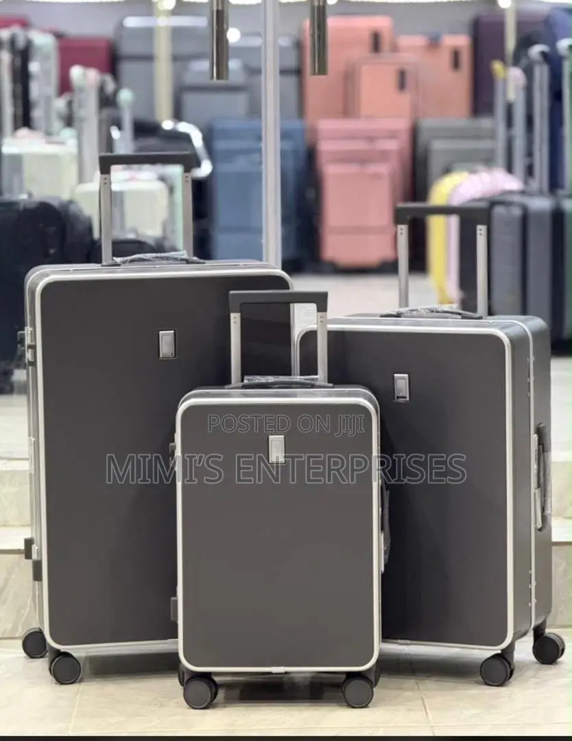 Solid Wide Handle Aluminum Luggage