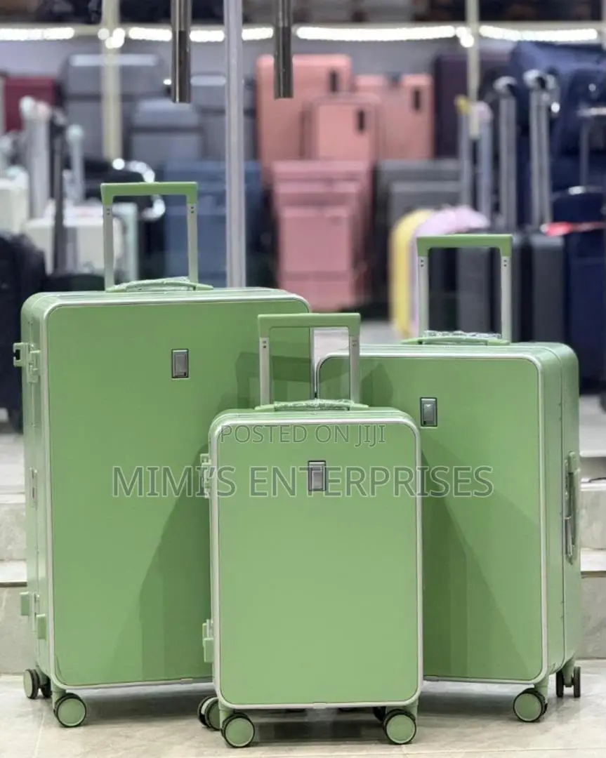 Solid Wide Handle Aluminum Luggage