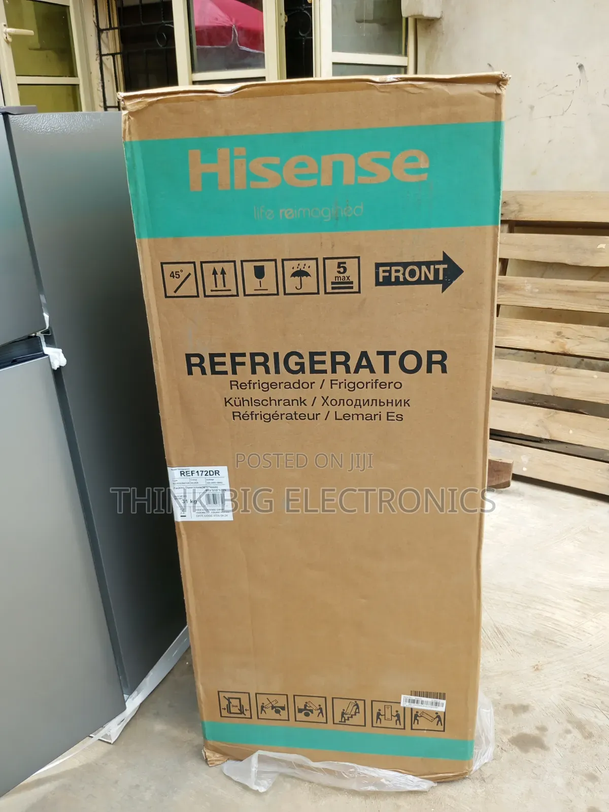 Hisense REF 172DR 124L Capacity Frost Cooling Double Door Refrigerator